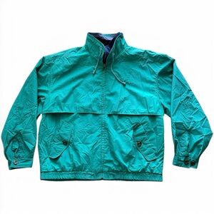 Vintage London Fog  Windbreaker Jacket 90s Green Men’s Size Large